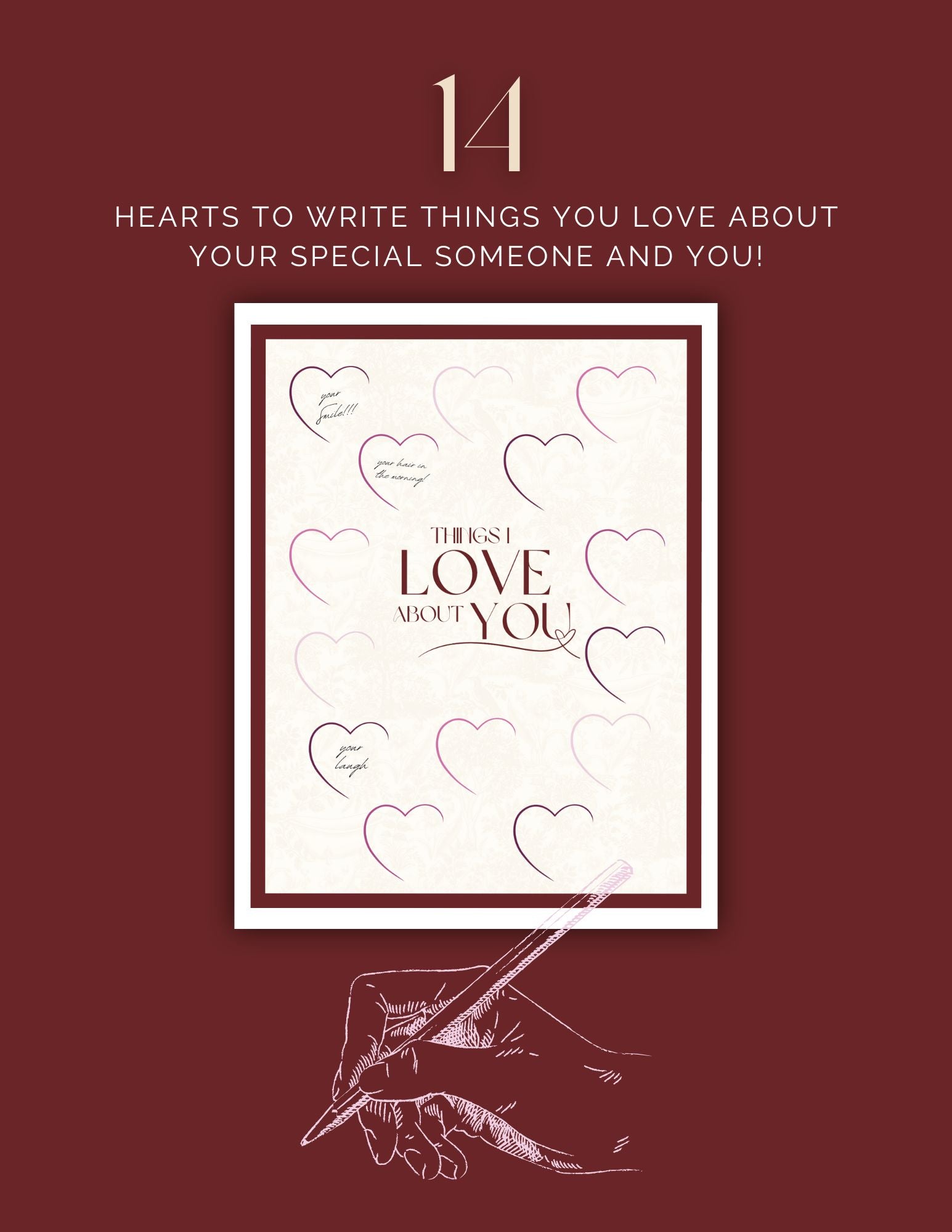 Things We Love About You & Me FREE Downloadable Workbook & Playlist